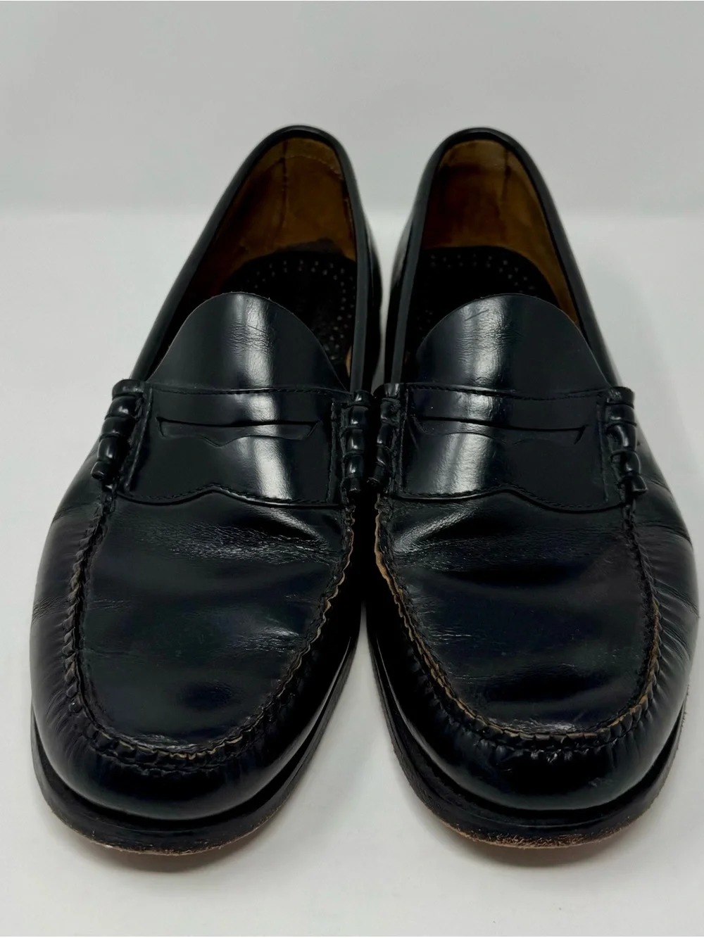 G.H. Bass & Co. | Men’s Black Leather Penny Loafers, Size 13 - EUC